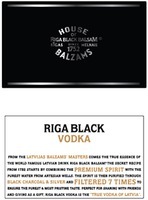 RIGA BLACK VODKA