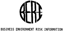 BERI BUSINESS ENVIRONMENT RISK INFORMATION