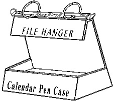 Hang Binder FILE HANGER Calendar Pen Case
