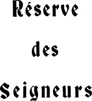 Réserve des Seigneurs
