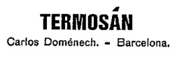 TERMOSÁN Carlos Doménech - Barcelona