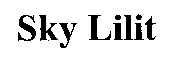 Sky Lilit