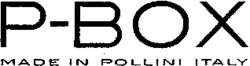 P-BOX MADE IN POLLINI ITALY