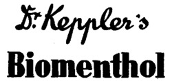 Dr. Keppler's Biomenthol