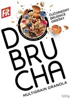 fit DO BRUCHA MULTIGRAIN GRANOLA DOBRÁ VEC DO BRUCHA ČUČORIEDKY BRUSNICE ORIEŠKY