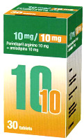10 10 Perindopril arginine 10 mg + amlodipine 10 mg