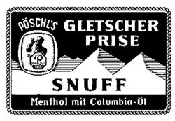 PÖSCHL'S GLETSCHER PRISE SNUFF