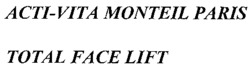 ACTI-VITA MONTEIL PARIS TOTAL FACE LIFT