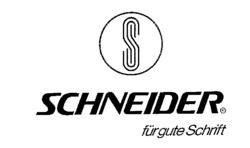 SCHNEIDER für gute Schrift