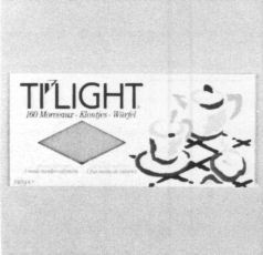 TI LIGHT 160 Morceaux Klontjes Würfel