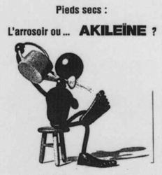 Pieds secs : L'arrosoir ou ... AKILEÏNE ?