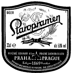 BEER Staropramen Ochranna znamka