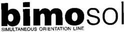 bimosol SIMULTANEOUS ORIENTATION LINE LINE