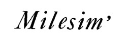 Milesim'