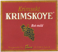 Krimsekt KRIMSKOYE Rot-Mild