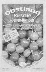 obstland Kirsche Dessert-Kompott