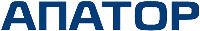 APATOR written in Cyrillic font