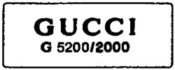 GUCCI G 5200/2000