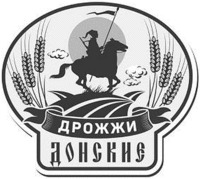 The Russian words from the top to bottom in the mark transliterate to “DROZHZHI” and “DONSKIYE” respectively.