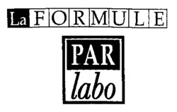 La FORMULE PAR labo
