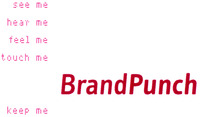 BrandPunch see me hear me feel me touch me keep me