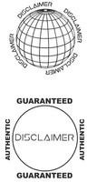 DISCLAIMER GUARANTEED AUTHENTIC
