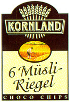 KORNLAND 6 Müsli-Riegel CHOCO CHIPS