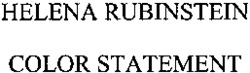 HELENA RUBINSTEIN COLOR STATEMENT