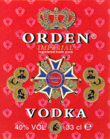 ORDEN IMPERIAL VODKA