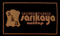 LEATHER FABRIK sarikaya antilop
