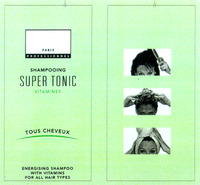 PARIS PROFESSIONNEL SHAMPOOING SUPER TONIC VITAMINES TOUS CHEVEUX