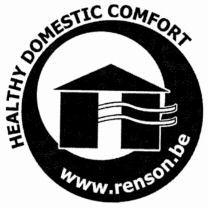 HEALTHY DOMESTIC COMFORT www.renson.be