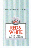 RED & WHITE MENTHOL SUPERLIGHTS