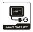 0 - WATT 0 - WATT POWER SAVE