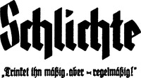 Schlichte Trinket ihn mäßig, aber - regelmäßig!
