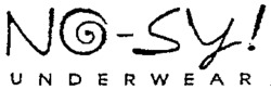 NO-SY! UNDERWEAR