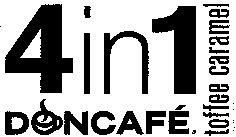 4 in 1 DONCAFÉ toffee caramel