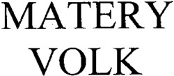 MATERY VOLK