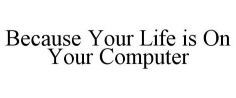 Because Your Life is On Your Computer