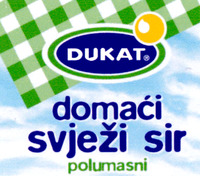 DUKAT domaci svjezi sir polumasni