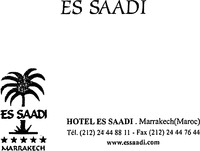 ES SAADI MARRAKECH HOTEL ES SAADI