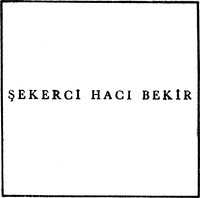 SEKERCI HACI BEKIR