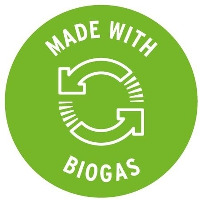 MADE WITH BIOGAS
