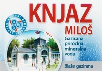 KNJAZ MILO Gazirana prirodna mineralna voda Blaze gazirana