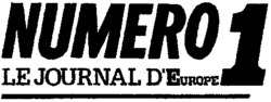 LE JOURNAL D'EUROPE NUMERO 1