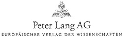 Peter Lang AG EUROPÄISCHER VERLAG DER WISSENSCHAFTEN