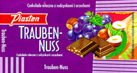 Piasten TRAUBEN-NUSS Czekolada mleczna z rodzynkami i orzechami
