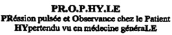 PR.O.P.HY.LE PRéssion pulsée et Observance chez le Patient HYpertendu vu en médecine généraLE