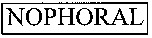NOPHORAL