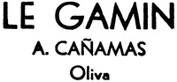 LE GAMIN A CANAMAS Oliva